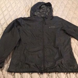 Women’s Black Columbia Windbreaker Size Large